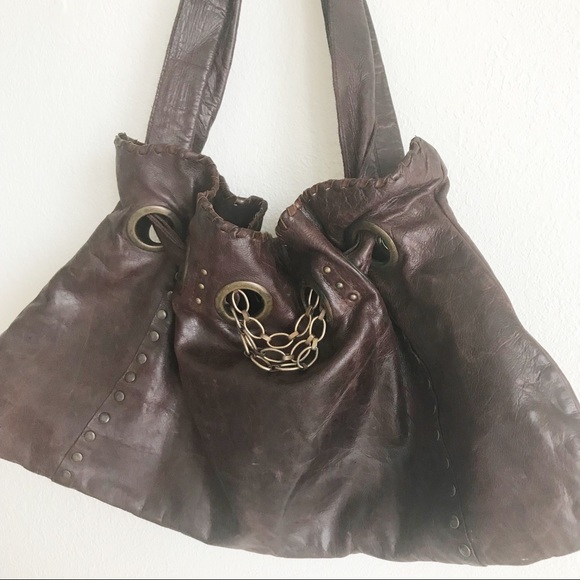 EDE Boho Leather Shoulder Bag - Picture 3 of 5